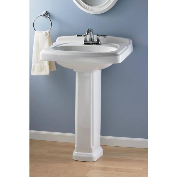 White Pedestal Leg L63098