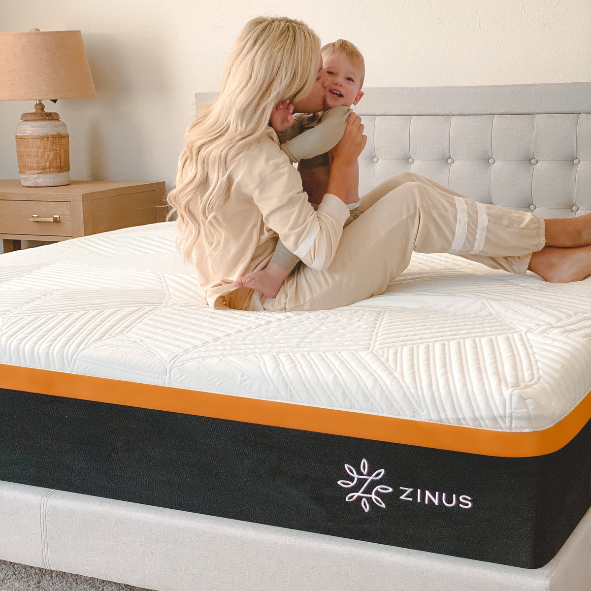 12" Copper Memory Foam Hybrid Mattress, Queen Y685175