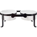 Iron Double Diner with Ceramic Dog Bowls U27902