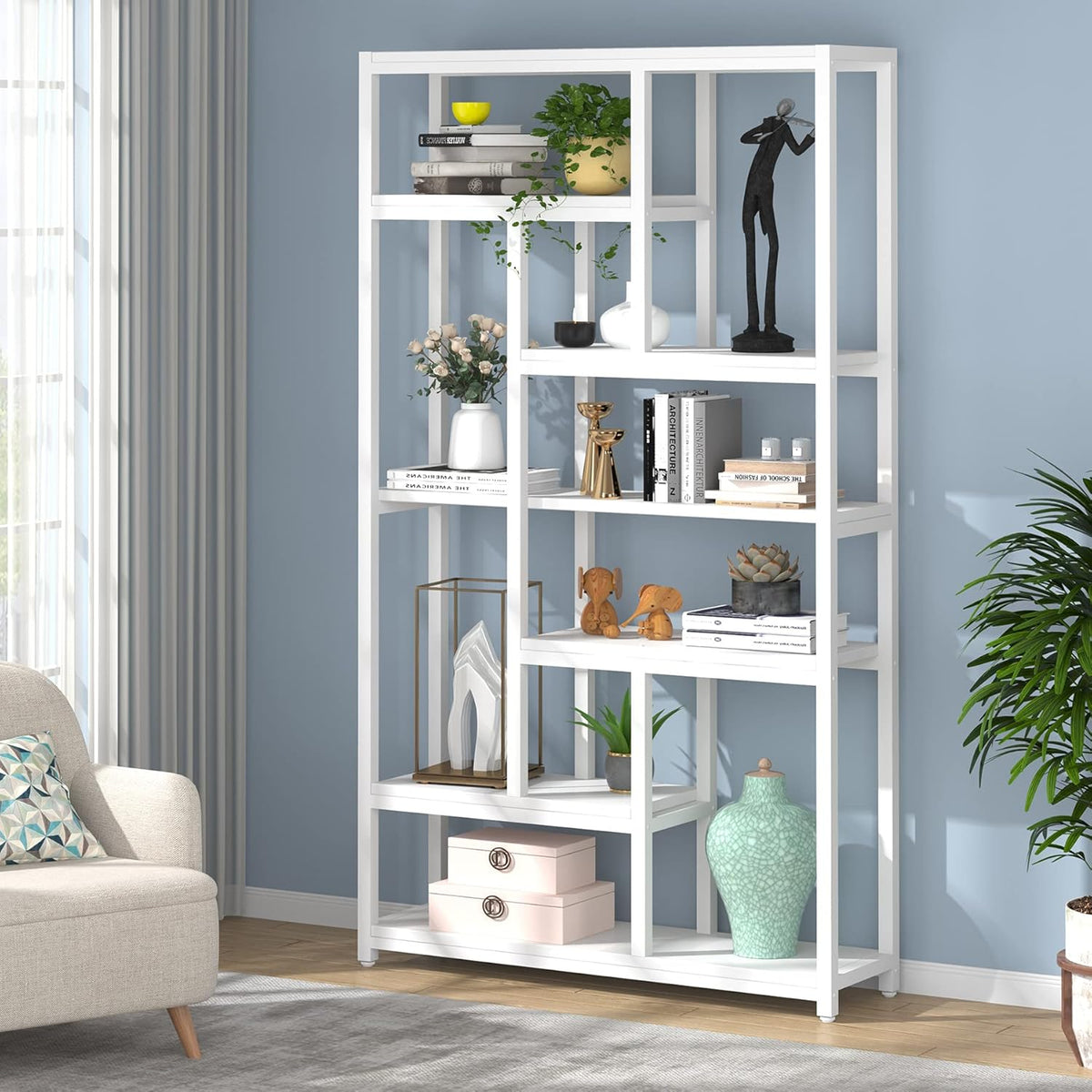7-Tier 78.4 inch Tall Bookcase U17539