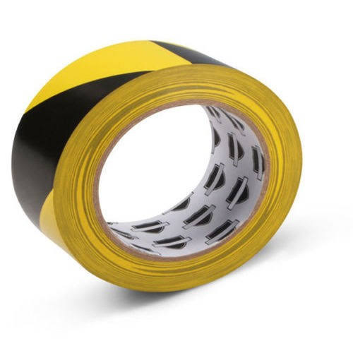 Black Yellow Aisle Marking Tape 3x22 x 36 Yards 7 Mil 16 Rolls G224192