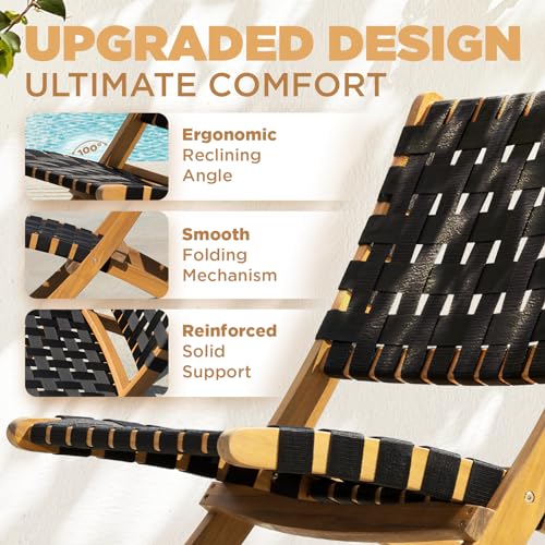 Wood Wicker 3 Piece Patio Bistro Set Y4059