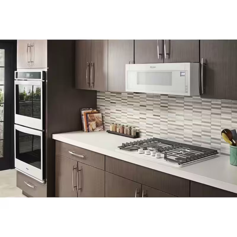 1.1 cu. ft. Low Profile Microwave Hood Combination in White F184