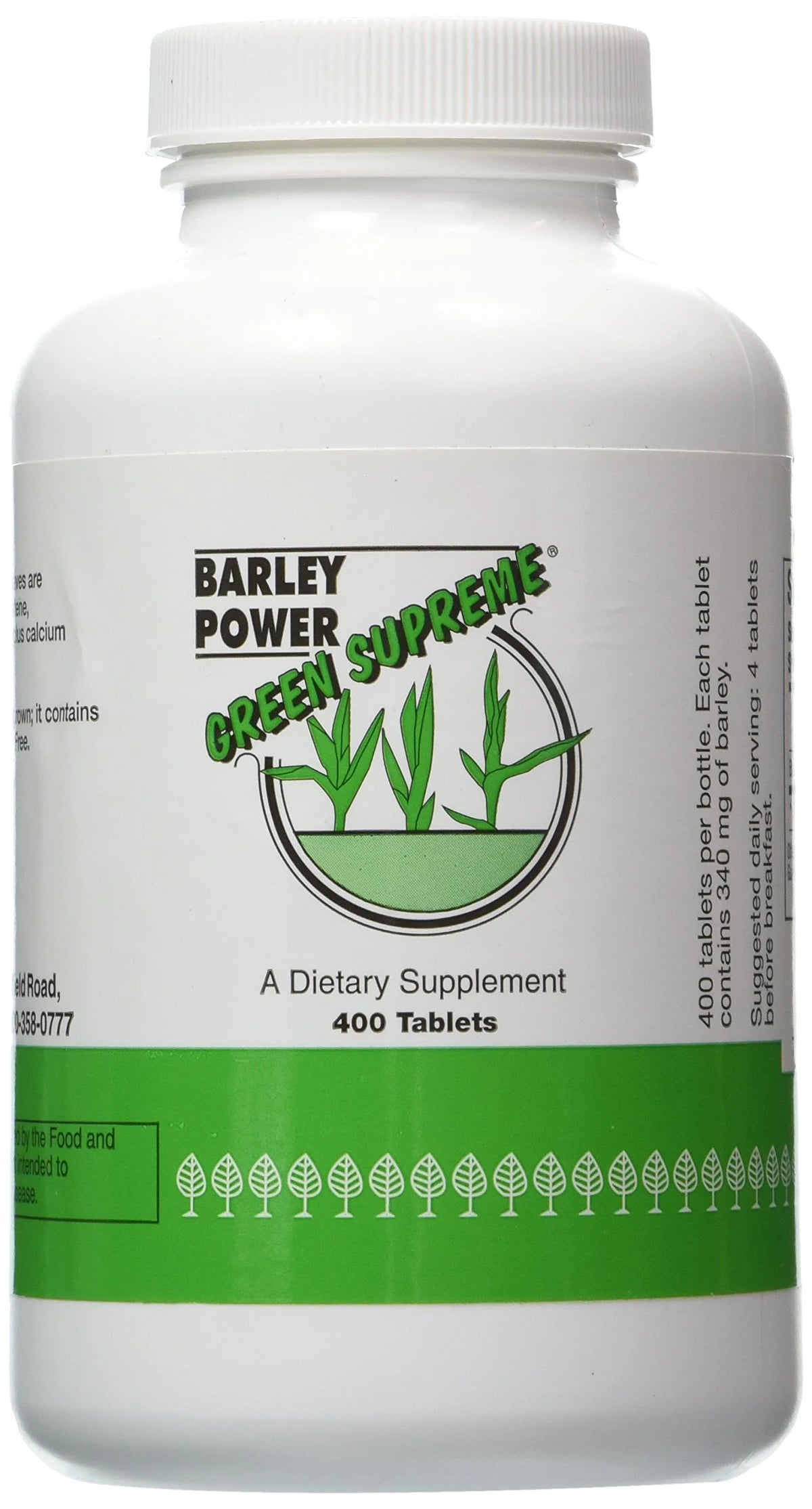Barley Power 400 Count Tablets G4018