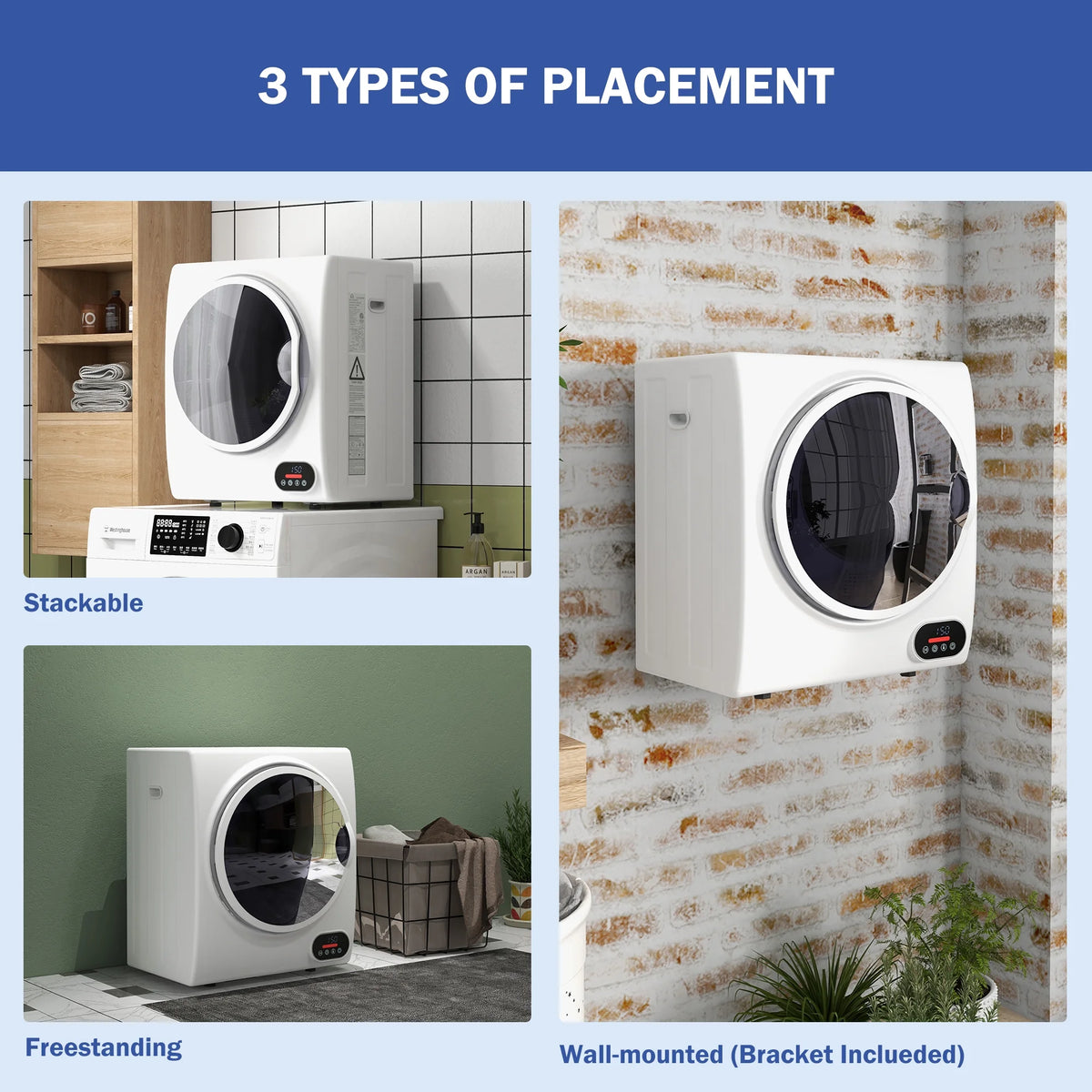 Portable 850W Laundry Dryer R365