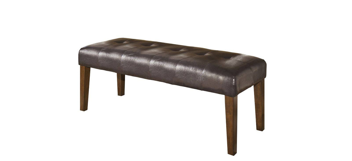 Medium Brown Upholstered Dining Bench N884