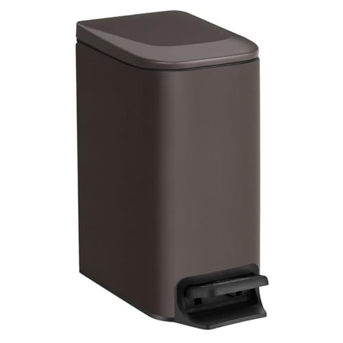 Slim 6 Liter Stainless Steel Trash Can with Lid V500421