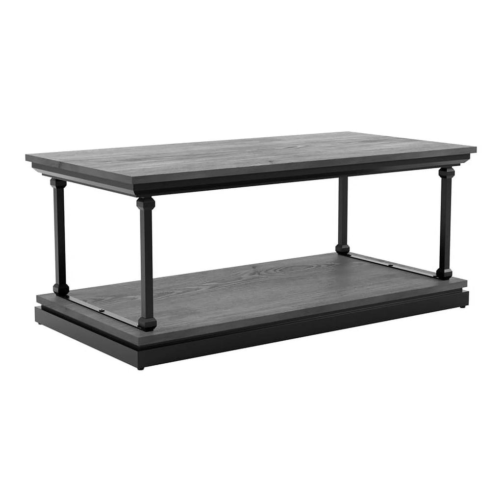 Wood 1-Shelf Coffee Table Q25541