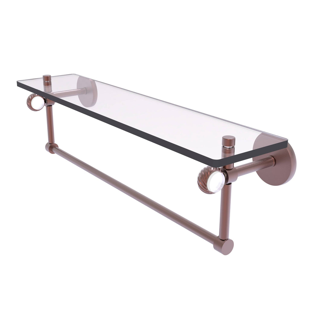 Glass Shelf with Towel Bar N756
