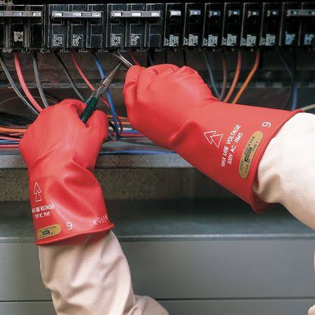 Electrical Glove Kit, 10, Black/Red, 1 PR O435