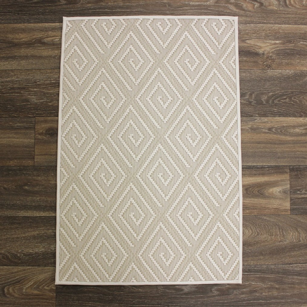 Indoor Outdoor Area Rug 4x6 J81767