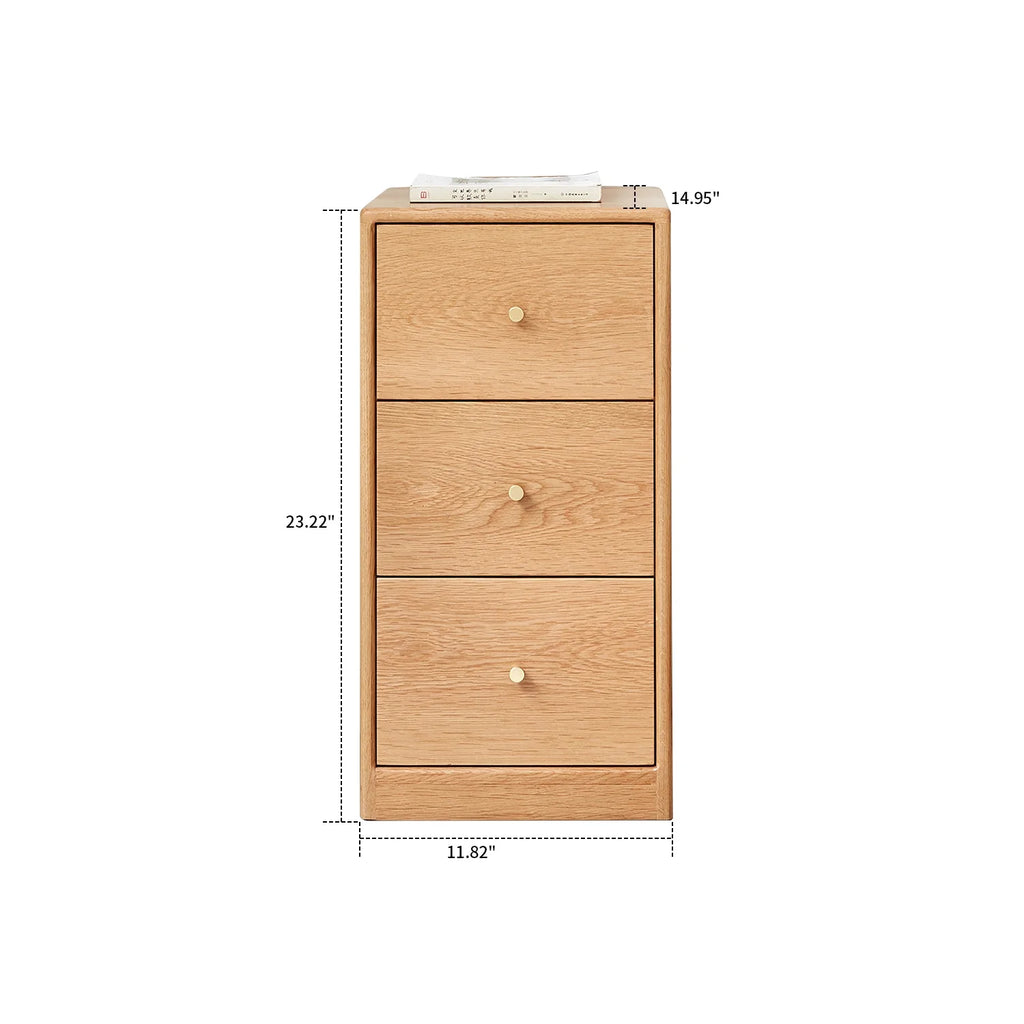 Wooden Storage Cabinet with 3 Drawers O9220