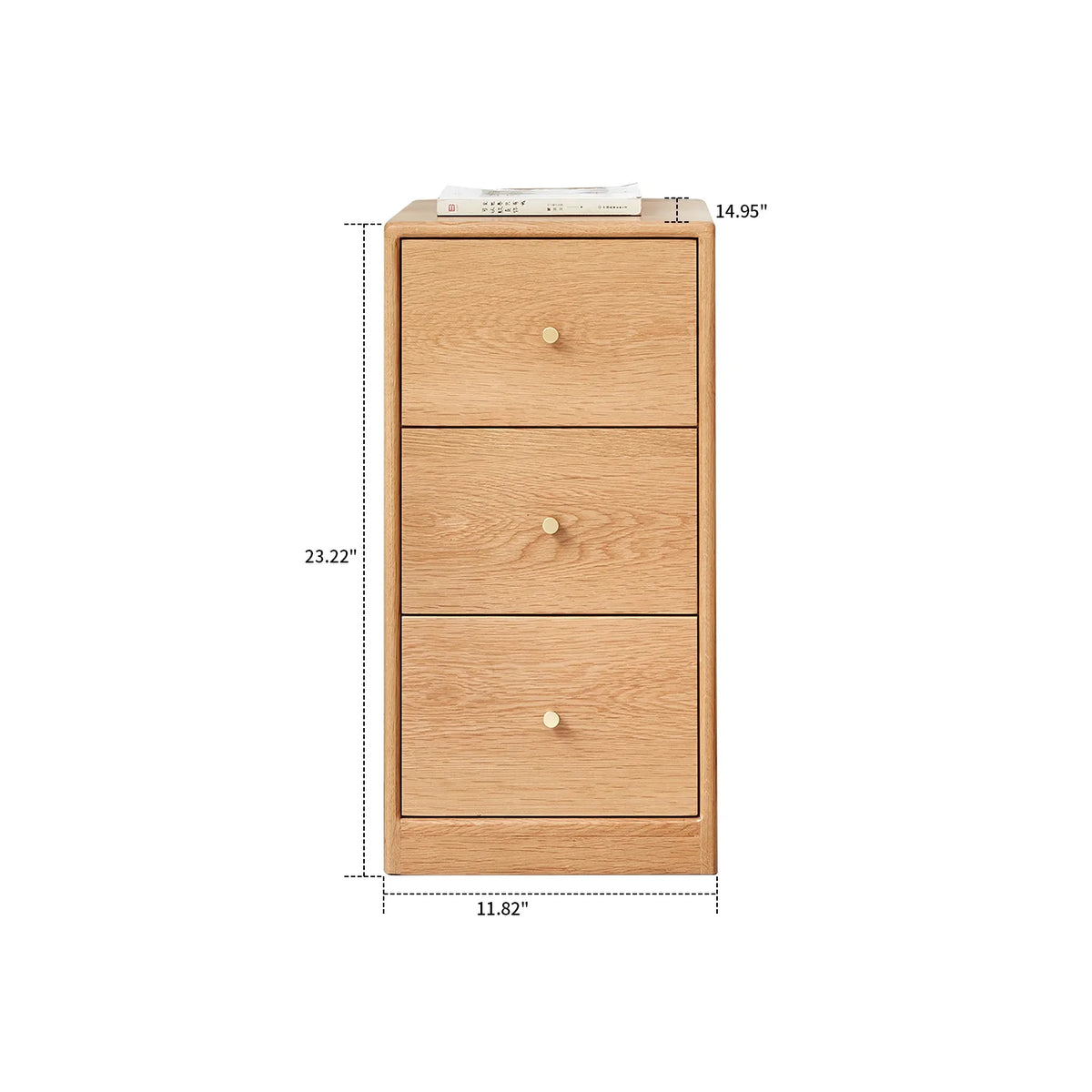 Wooden Storage Cabinet with 3 Drawers O9220