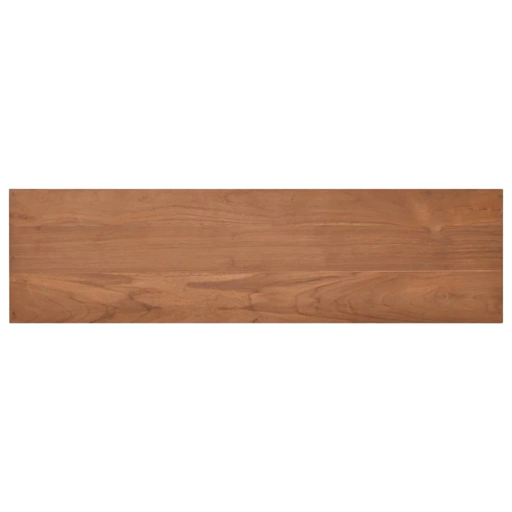 Teak Wood TV Cabinet with Storage Drawers and Shelf G4703