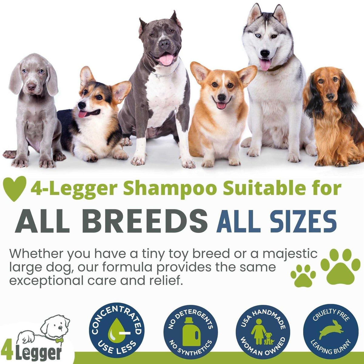 Certified Organic Hypoallergenic Dog Shampoo with Aloe and Lemongrass D740918