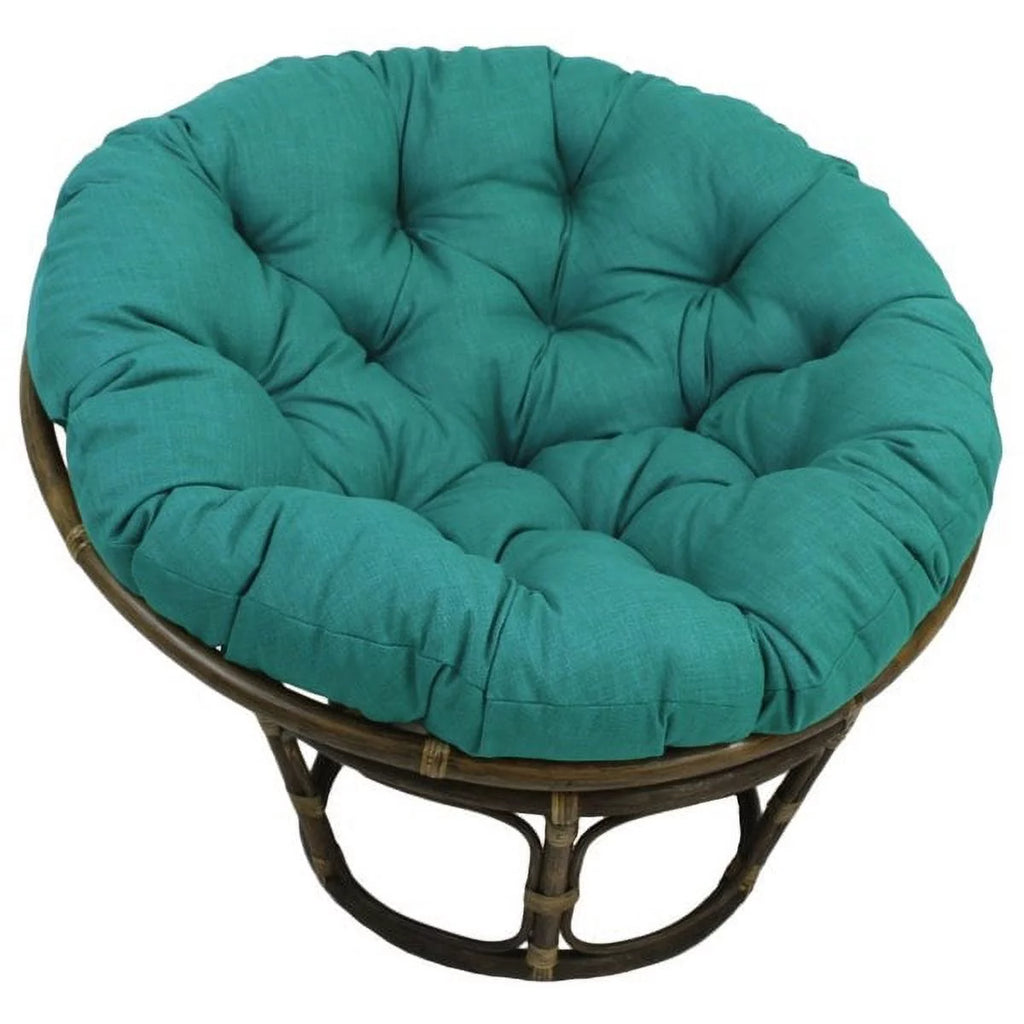 42-inch Rattan Papasan Chair with All-Weather Cushion J14610