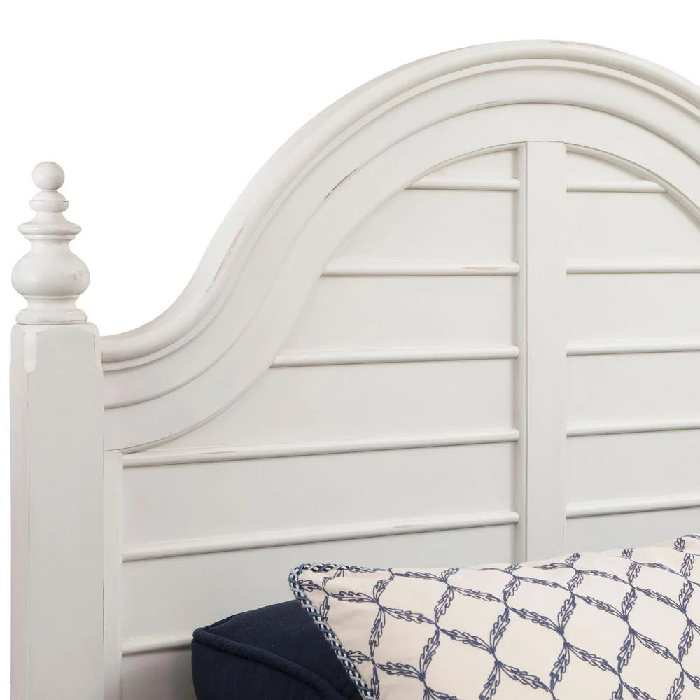 White King Wood Panel Bed D971