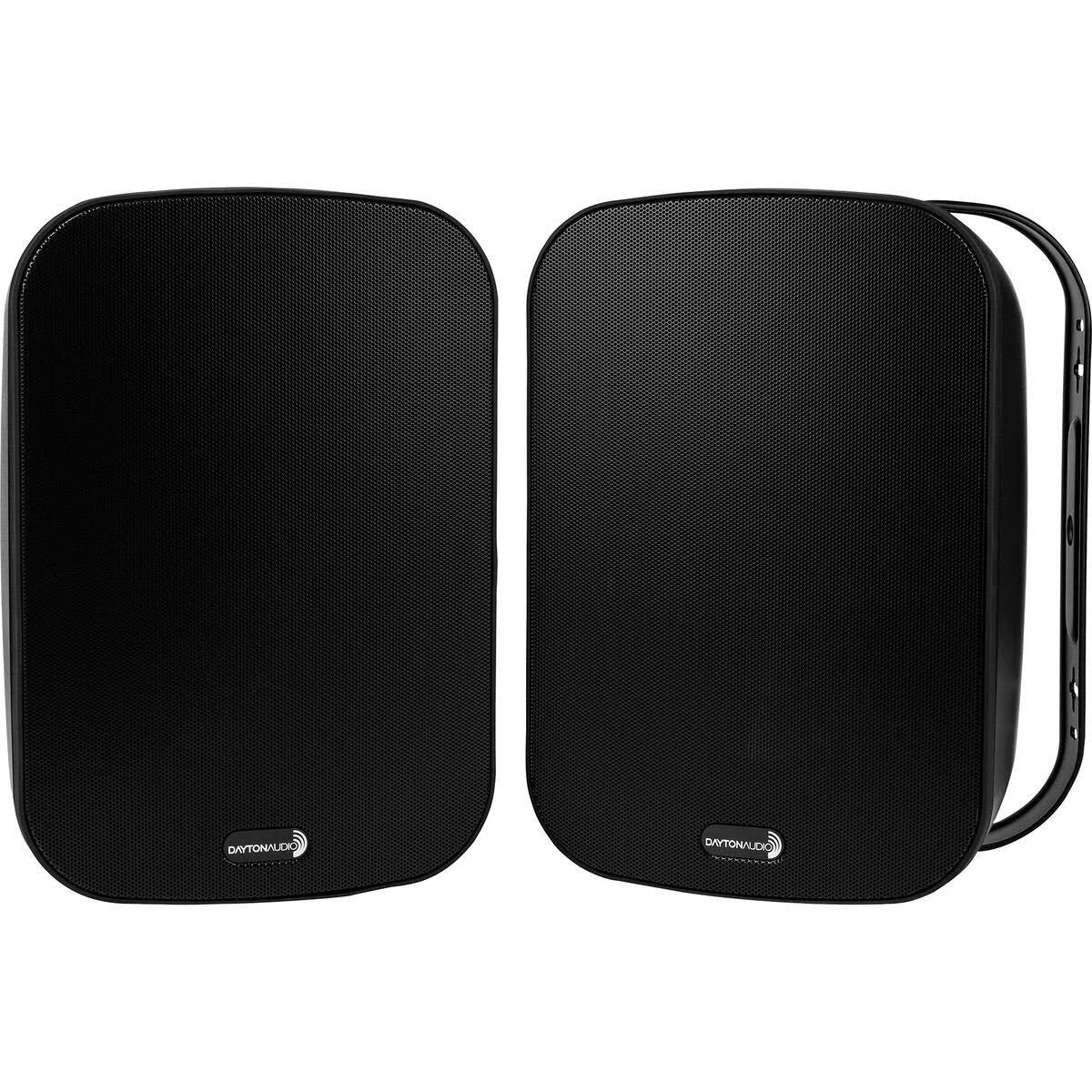 6-1/2" IP66 Indoor/Outdoor 2-Way Speaker Pair Black R449879