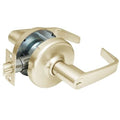 Satin Brass Cylindrical Locksets with Lever R130