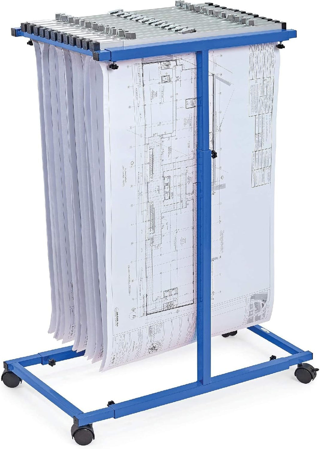 Adjustable Vertical Blueprint Storage Rack D8150