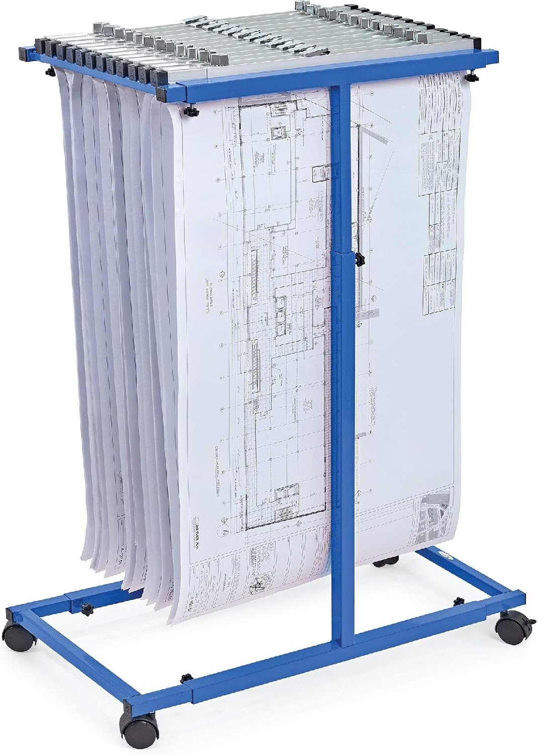 Adjustable Vertical Blueprint Storage Rack D8150