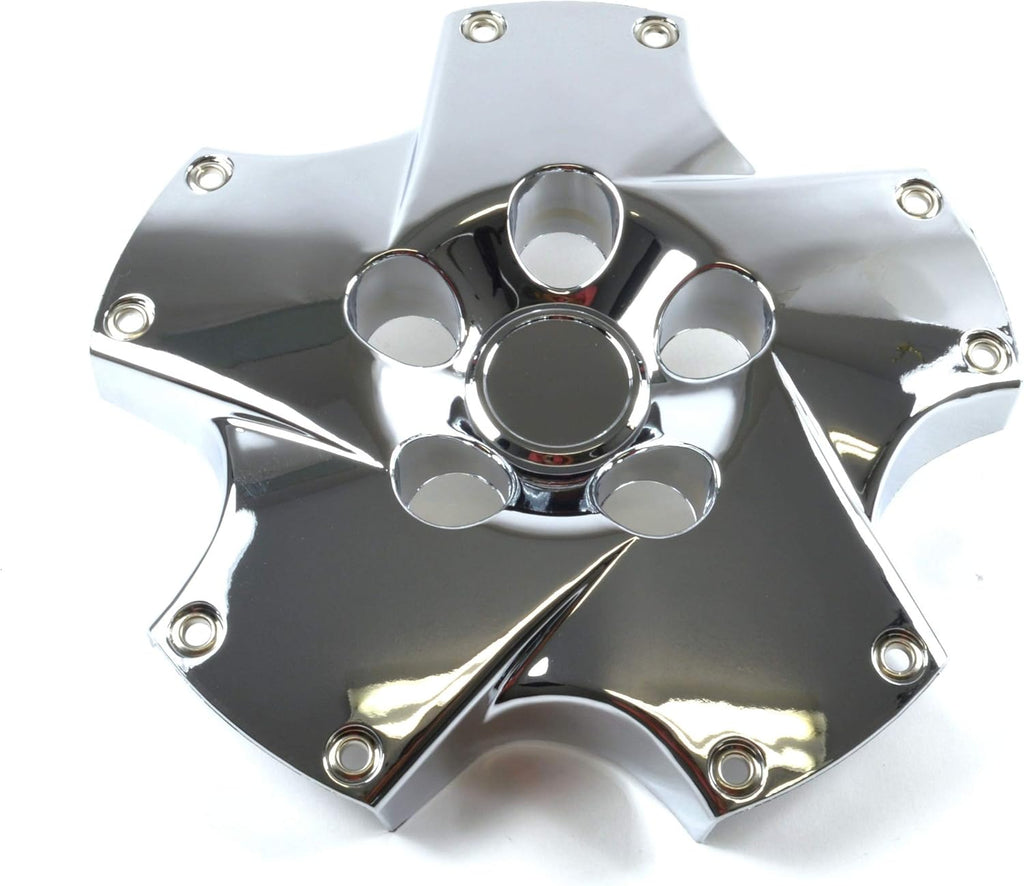 Set of 4 18 inch 5 Spoke Chrome Wheel Hub Center Caps M7685