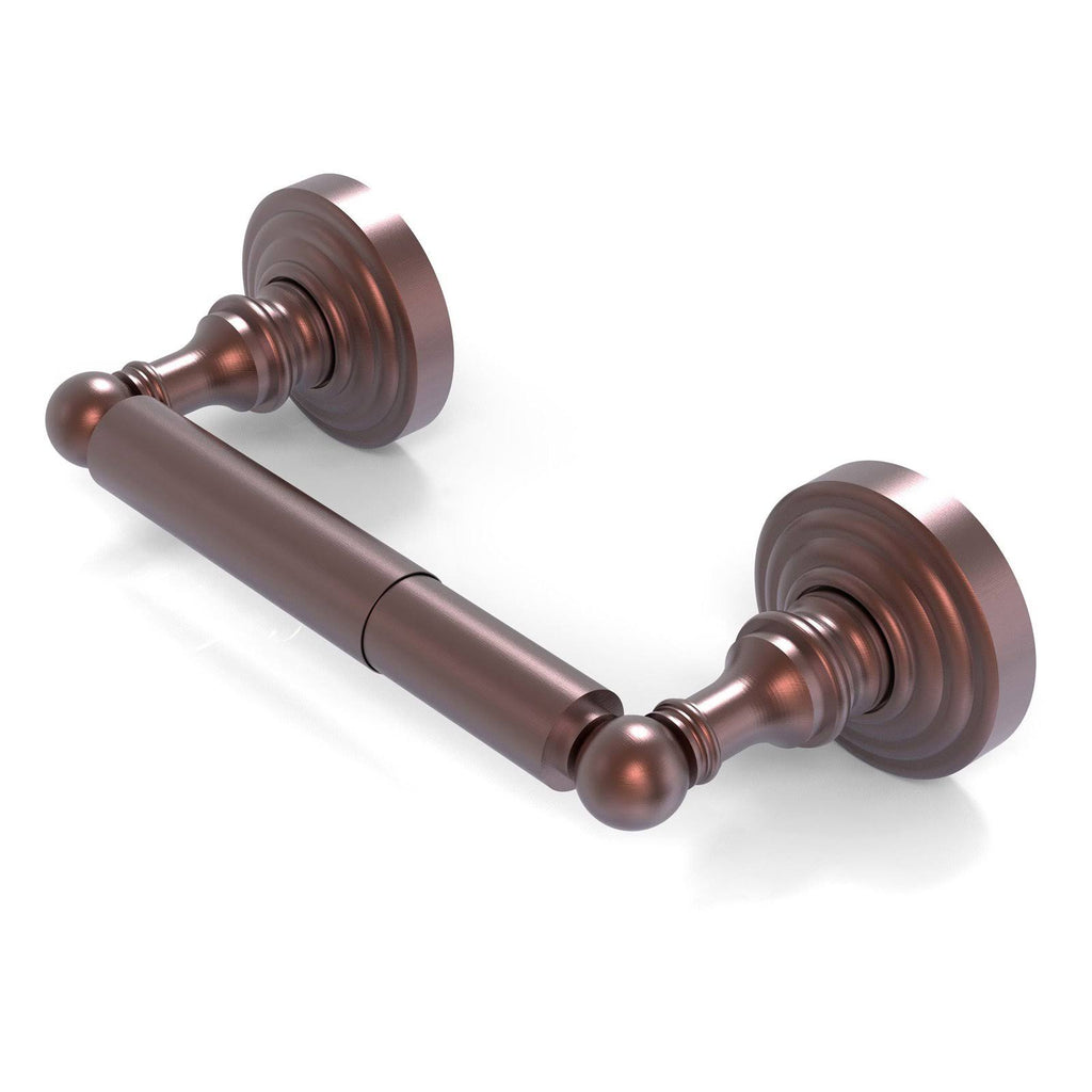 2 Post Toilet Tissue Holder Antique Copper O9253