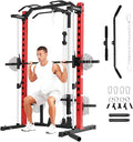 Smith Machine Squat Rack with LAT-Pull Down and Cable Crossover X729289