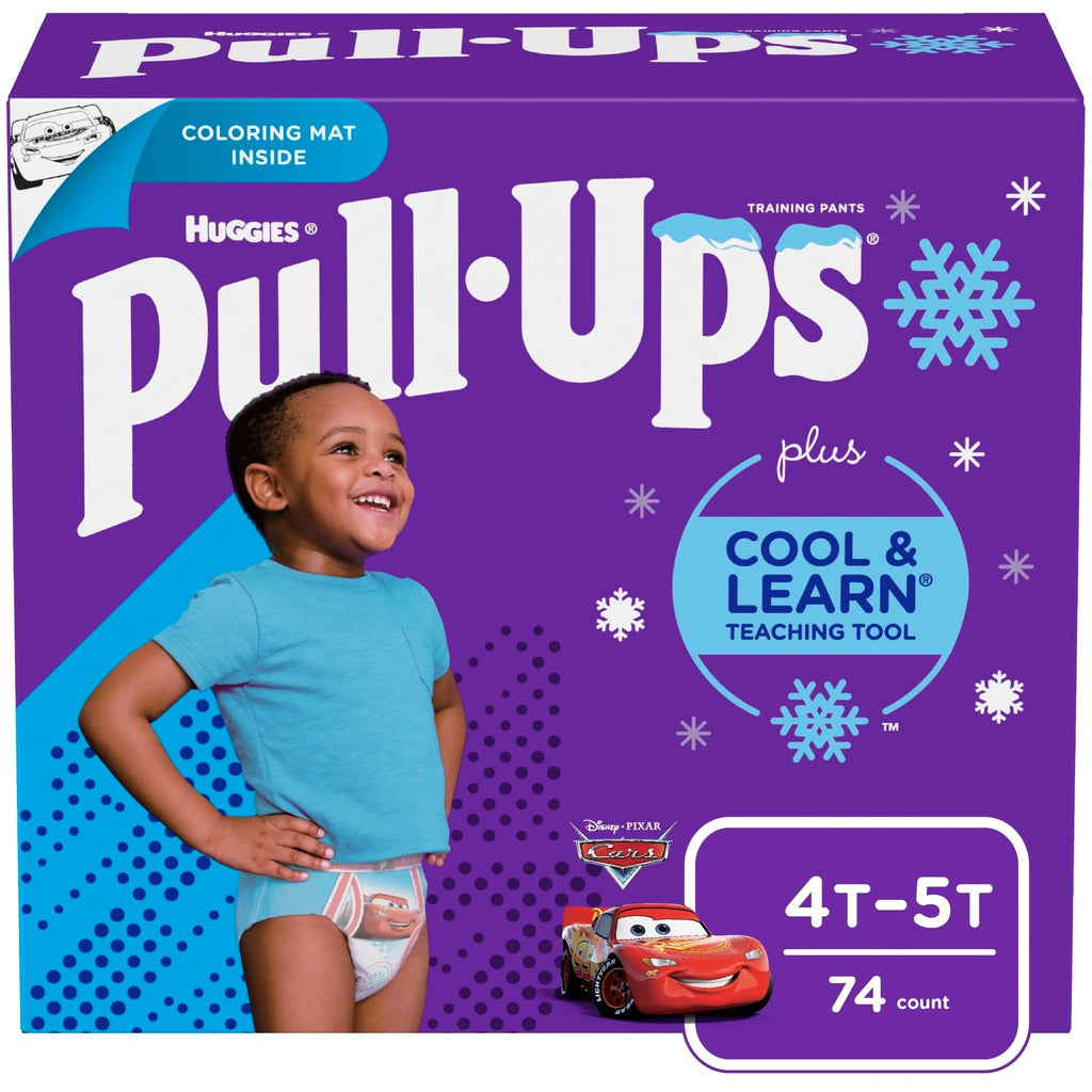 Pull-Ups Boys' Cool & Learn Training Pants, 4T-5T, 74 Ct T8515