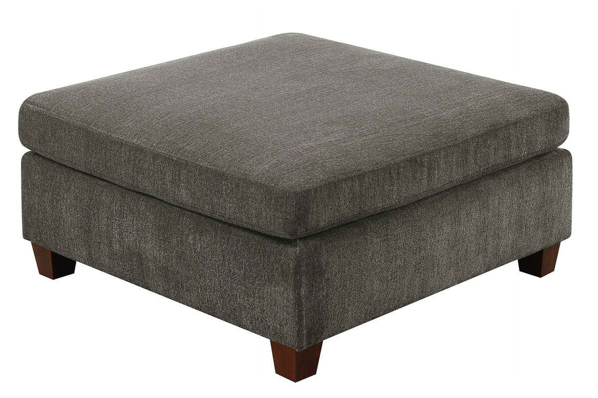 Gray Chenille 7pc Modular Sectional Sofa Set W473452