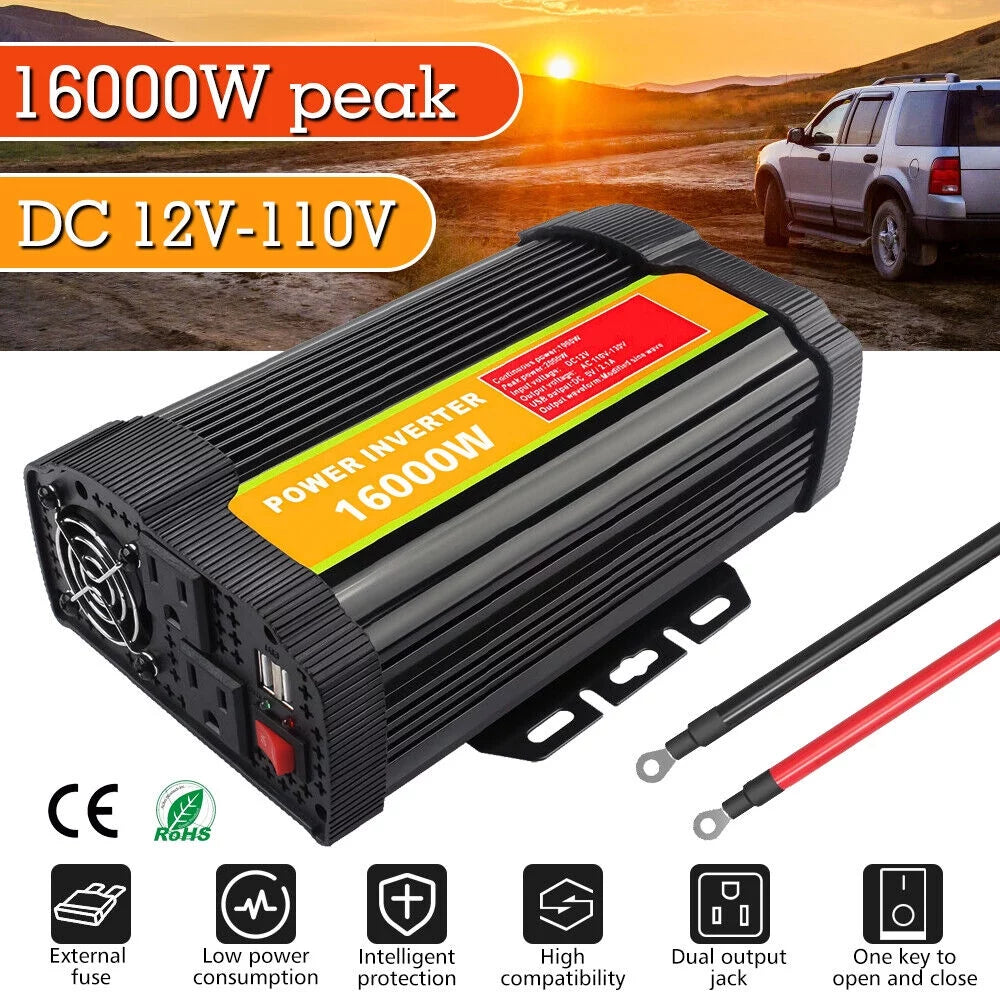 8000 Watts Pure Sine Wave Power Inverter C492