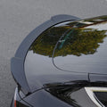 Matte Carbon Fiber Pattern Rear Spoiler A12138