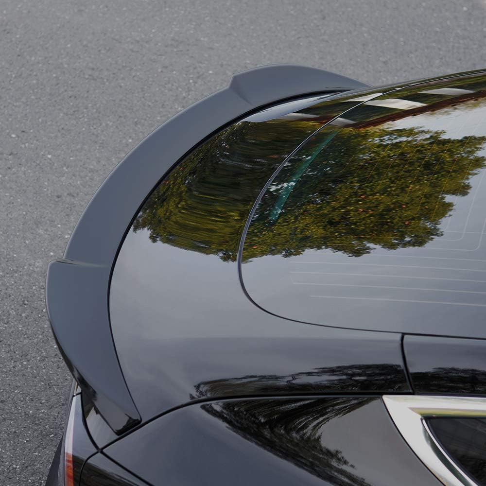 Matte Carbon Fiber Pattern Rear Spoiler A12138