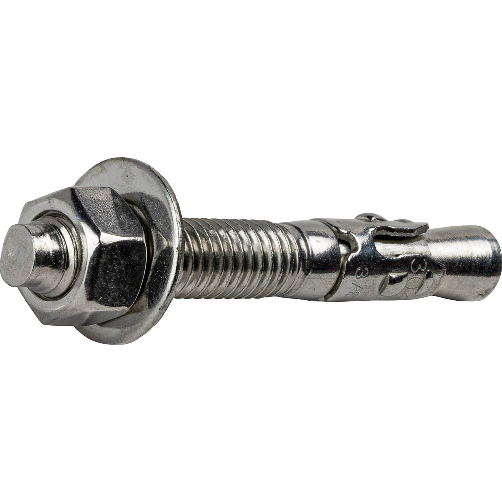 1/4x22 x 4x22 Stainless Steel 316 Wedge Anchors Qty 100 P706