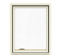 24.75 in. x 36.75 in. Cream Painted Clad Wood Left-Handed Casement Window A14396
