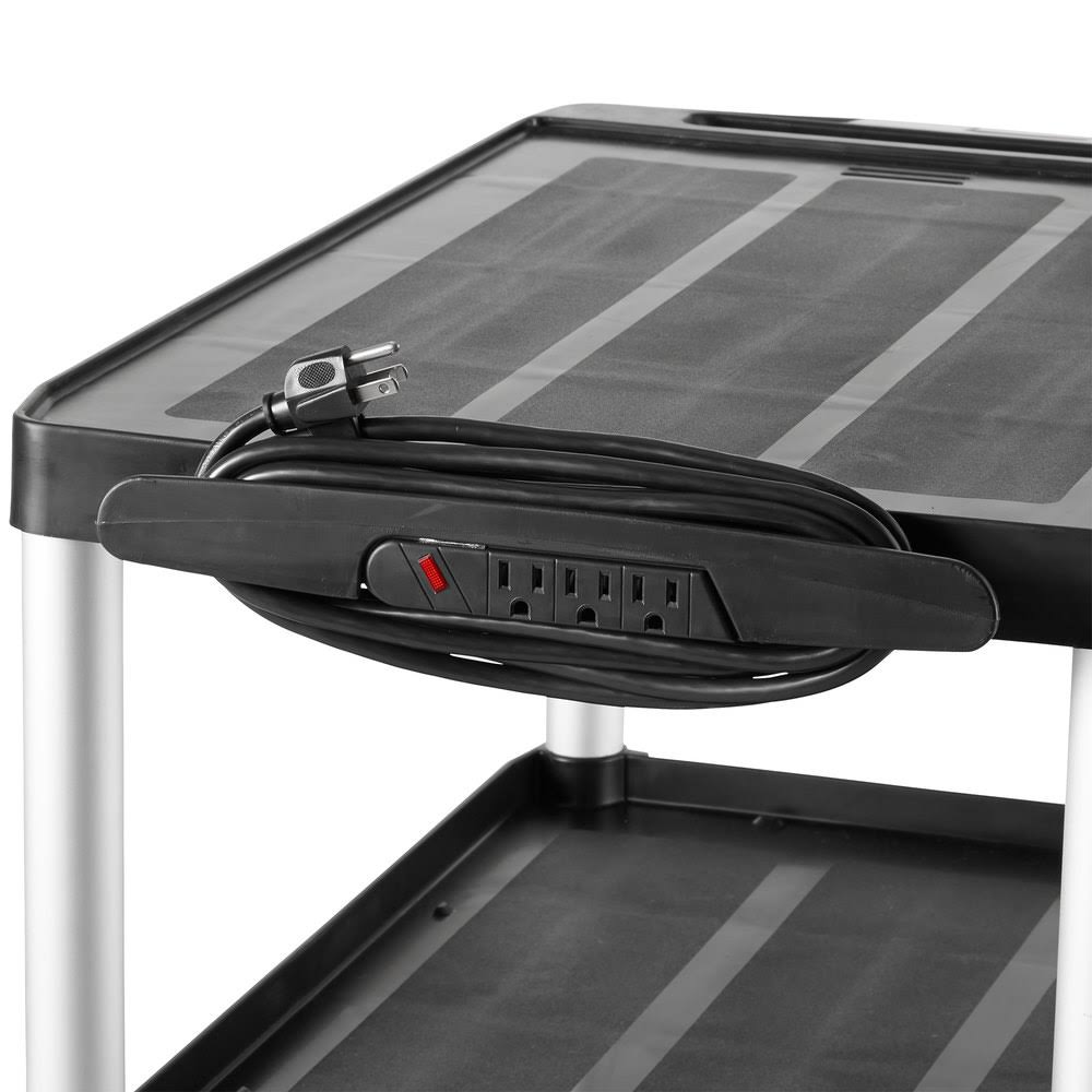 MediaMaster Three-Shelf AV Cart with Cabinet B643986