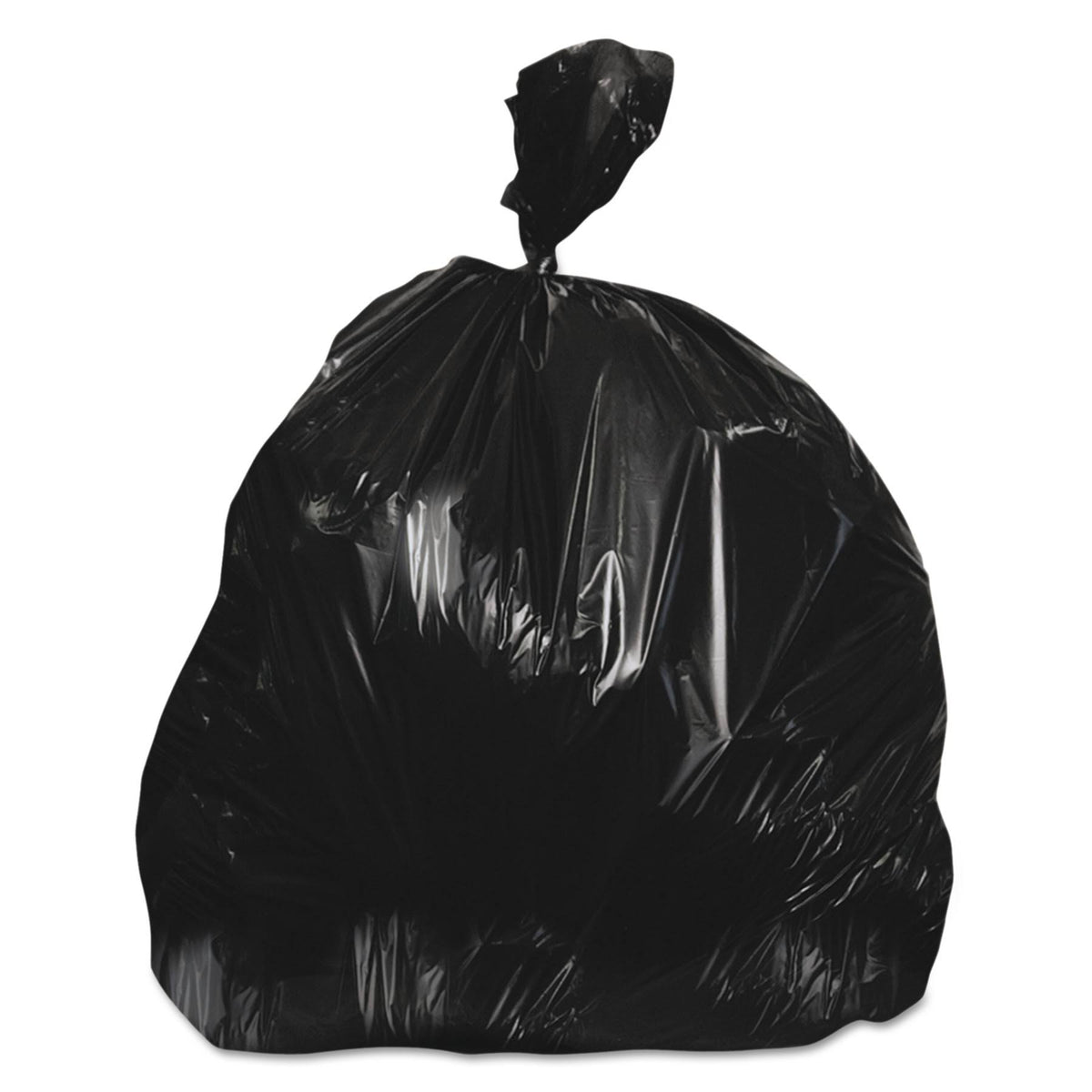 Black 2 Mil Can Liners 150/Carton V4402