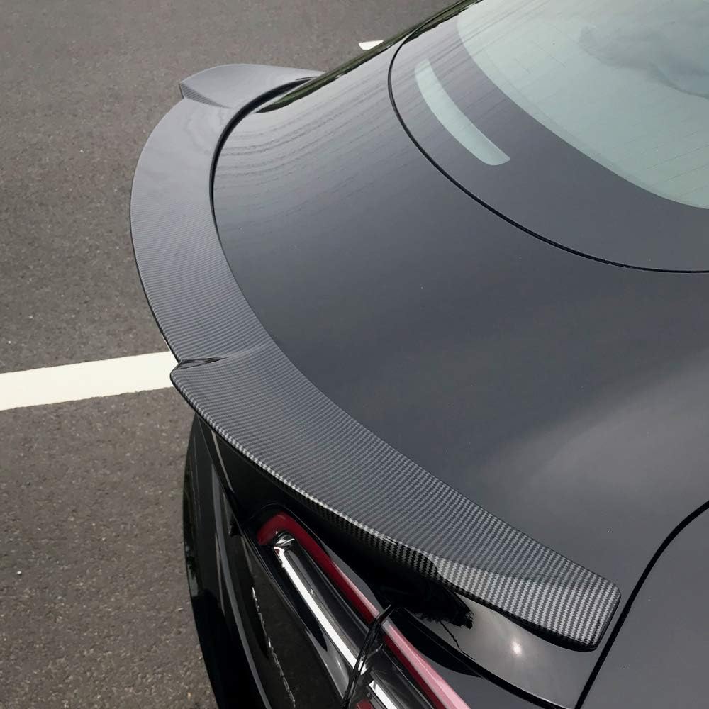 Matte Carbon Fiber Pattern Rear Spoiler A12138
