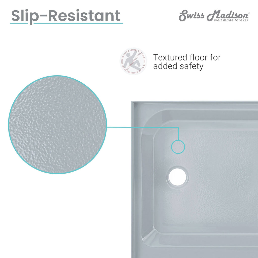 Gray Single Shower Base G717538