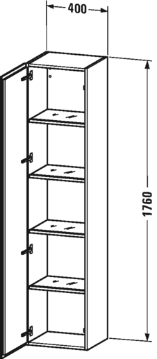 Tall Cabinet, 1 Door B7693