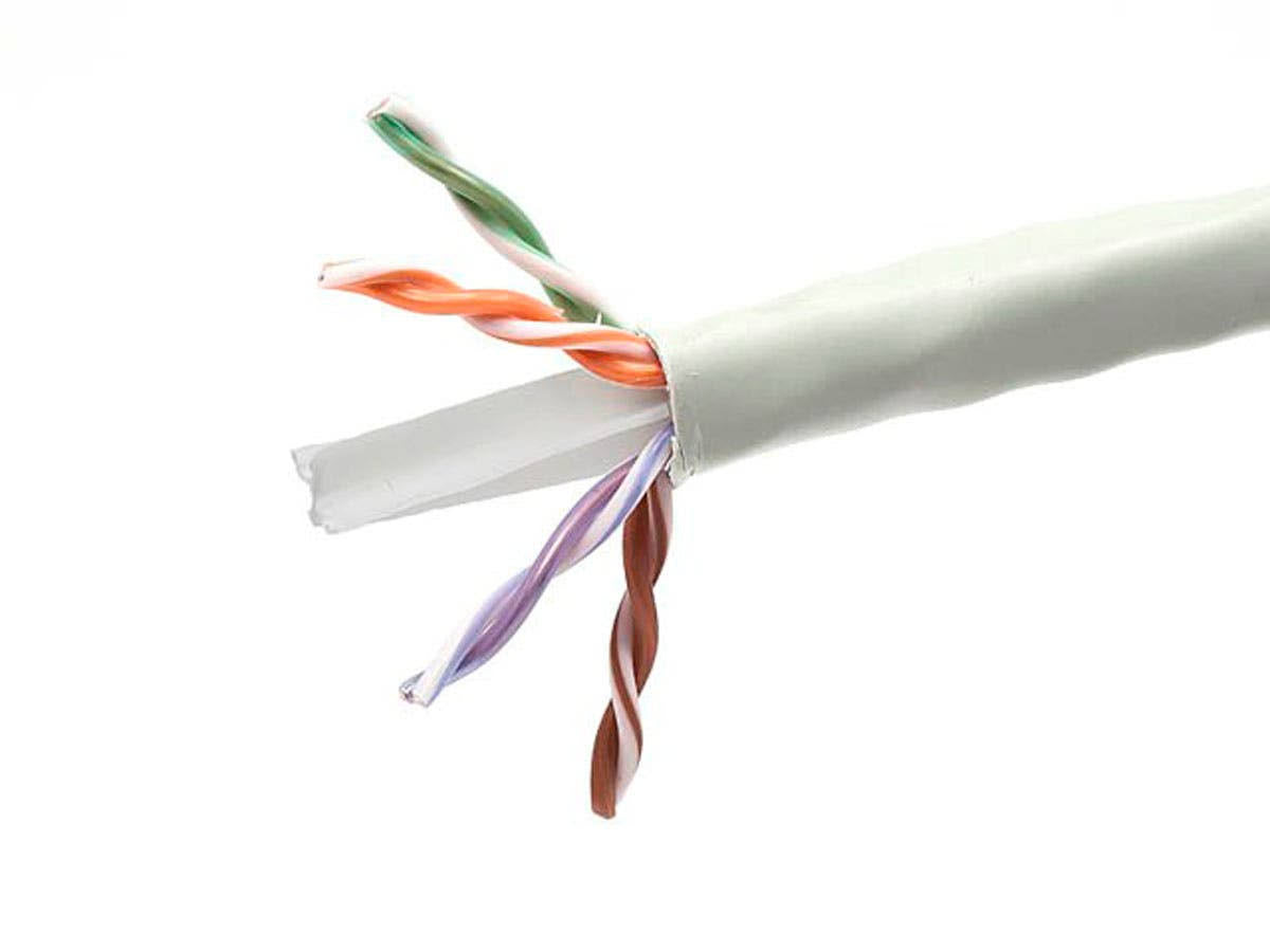 1000' 23AWG Cat6 UTP Ethernet Network Cable, Gray B9773