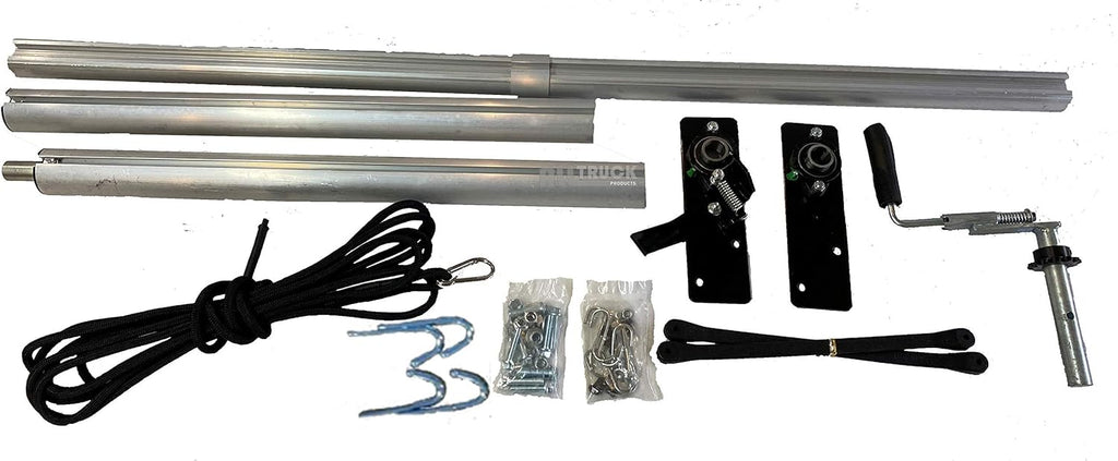 Manual Hand Crank Truck & Trailer Tarp Roller with Lock Lever G253938