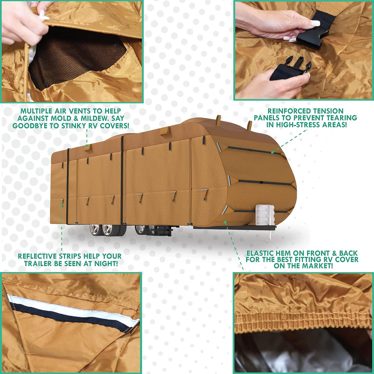 22’-24’ RV & Trailer Covers with Storage Bag O6050