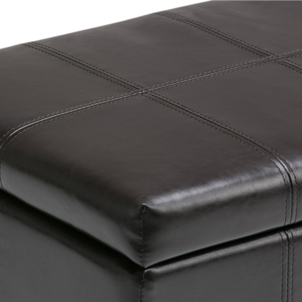 36 inch Slate Grey Storage Ottoman T455