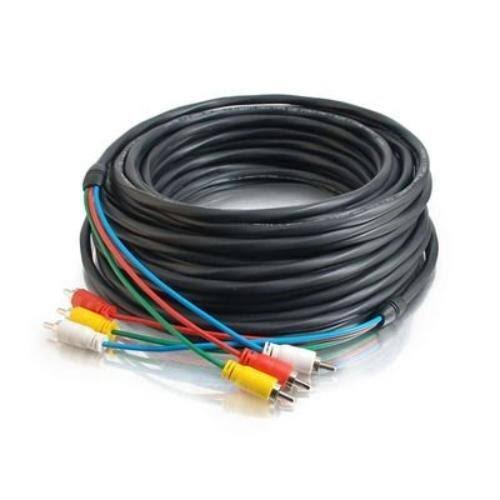 50 ft Black Composite Video and Stereo Audio Cable X907
