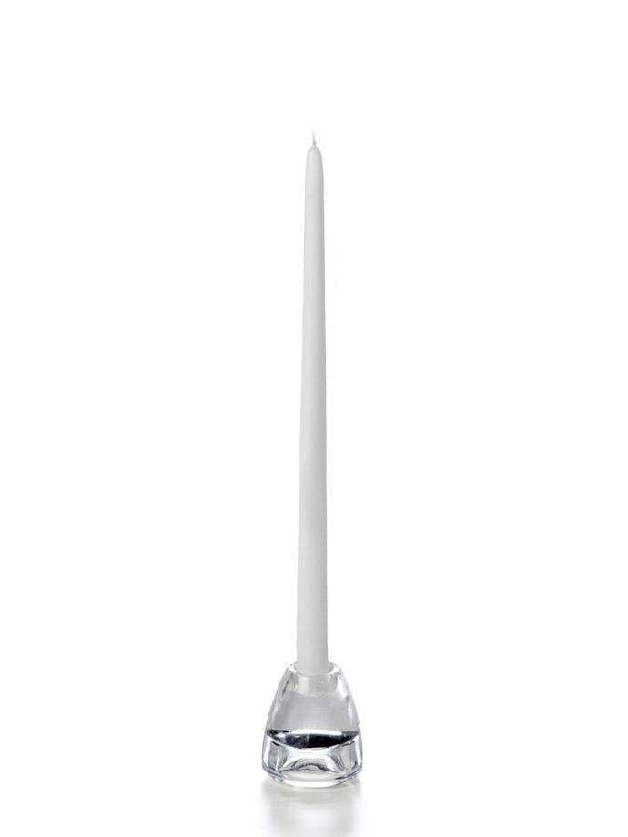 Set of 144 White Taper Candles 15x22 B84574