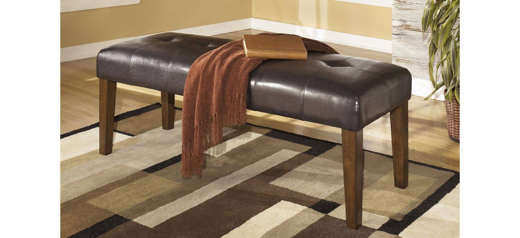 Medium Brown Upholstered Dining Bench N884