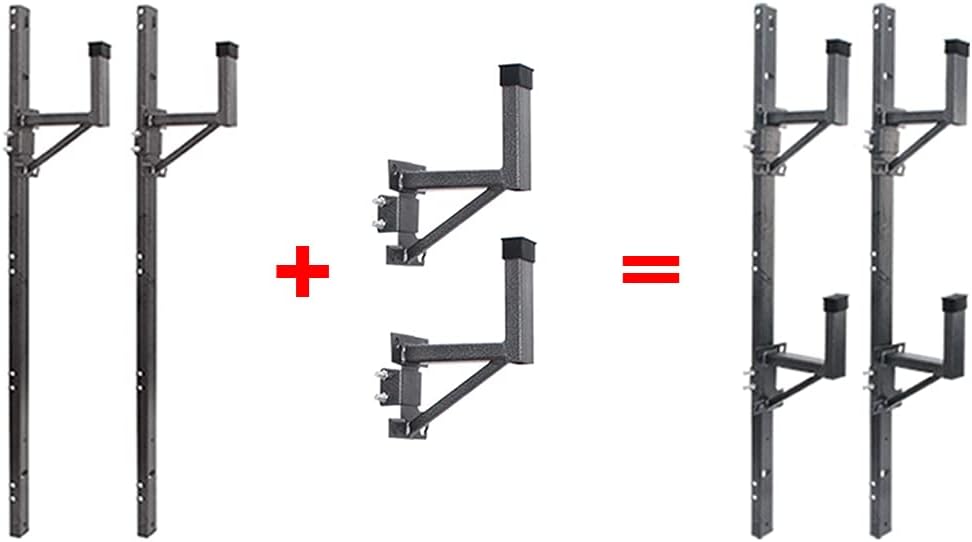 Adjustable Trailer Ladder Rack for Enclosed Trailer Side Wall B249562