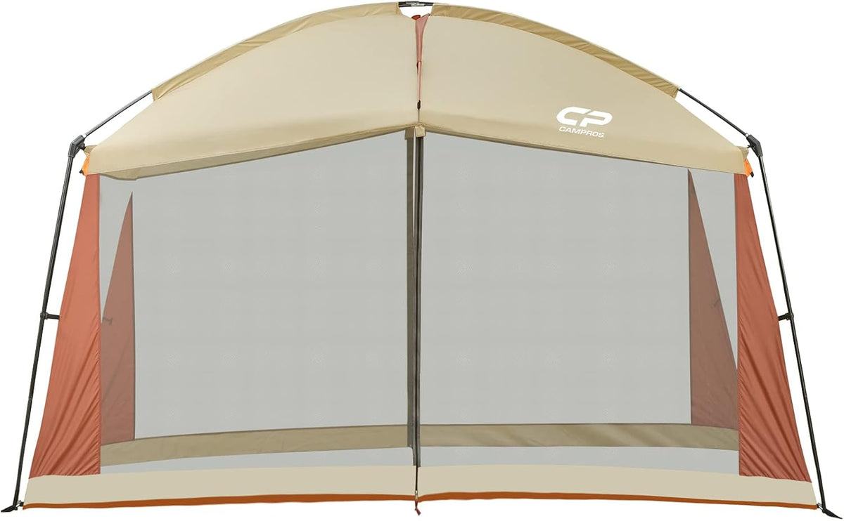 12 x 10 Ft Beige Screened Mesh Canopy Tent H201