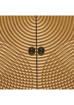 Bronze Contemporary Wood Cabinet I863